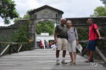 Portón de Campo, principal porta de acesso nas muralhas da antiga Colonia del Sacramento, no sul do Uruguai